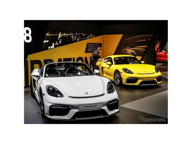 ポルシェ ボクスター/ケイマン、自然吸気の6気筒が復活…フランクフルト