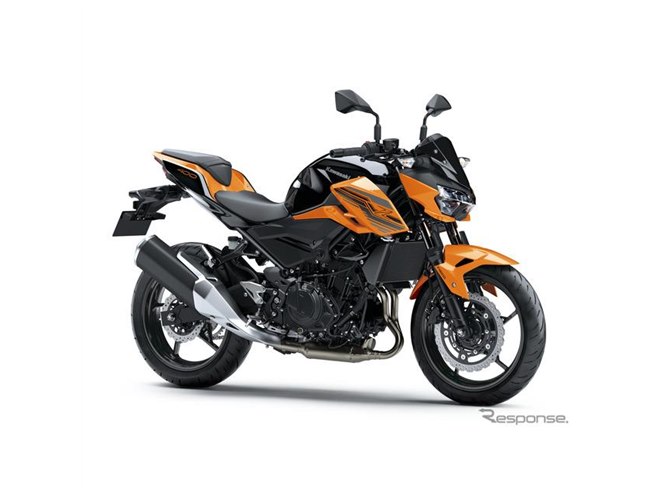 カワサキ、スーパーネイキッド Z250/400 のカラー＆グラフィック変更へ