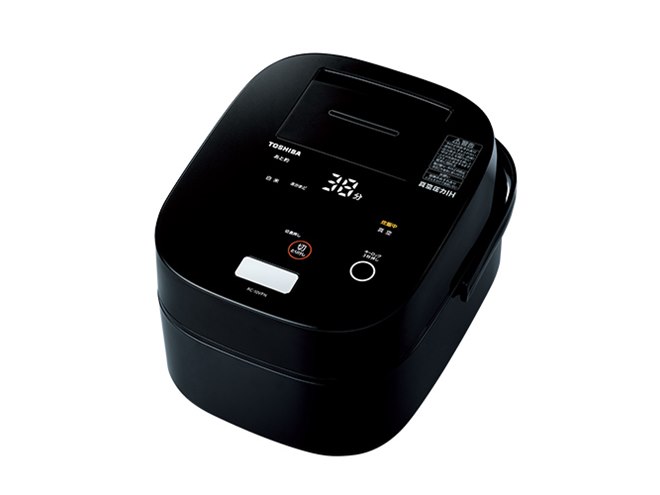 東芝、丸底形状の「備長炭本丸鉄釜」を備えたIH炊飯器「RC-10VPN 