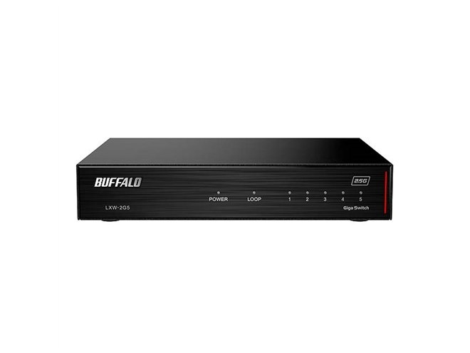 BUFFALO 5ポート スイッチングハブ LXW-2G5 LXW-2G5 : スイッチングハブ | バッファロー