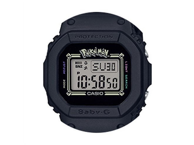 ピカチュウと「BABY-G」がコラボ、ドット絵を使った90年代風