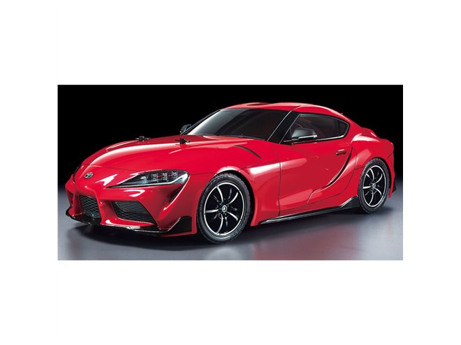 トヨタ GR スープラ」1/10電動RC、レーシングラジアルタイヤ搭載