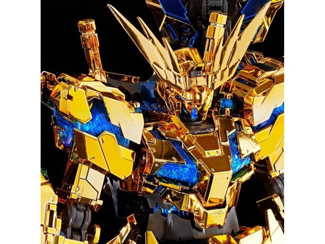 ゴールドメッキ加工の「RG ユニコーンガンダム3号機 フェネクス