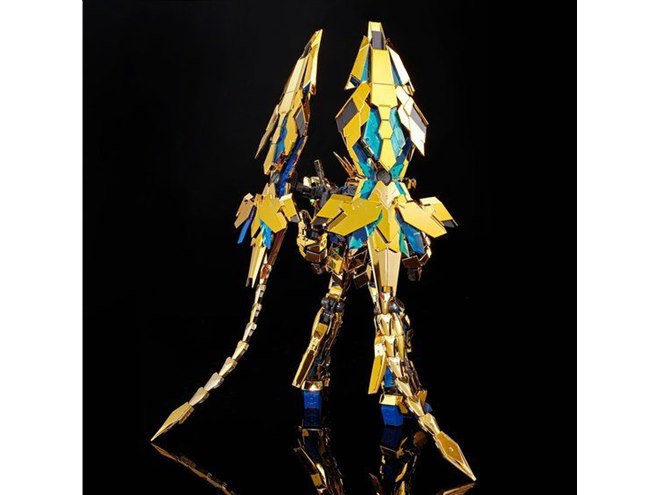 RG ユニコーンガンダム 3号機フェネクス HG ゴールドメッキ セット ゴールドメッキ加工の「RG ユニコーンガンダム3号機 フェネクス