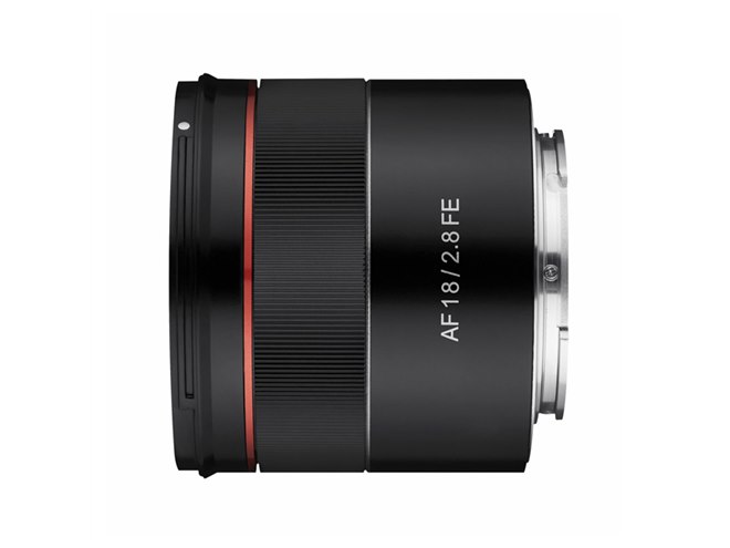 サムヤン、重さ145gの超広角単焦点レンズ「AF 18mm F2.8 FE