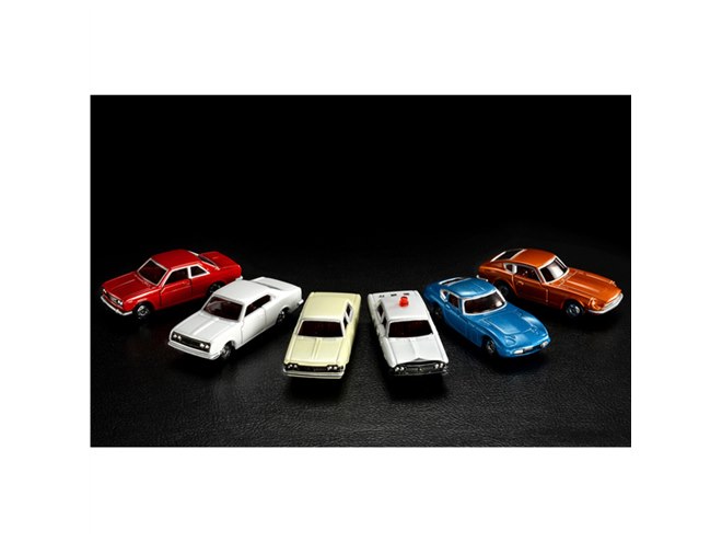 タカラトミー、初代トミカ6車種をモチーフとした「トミカ50周年