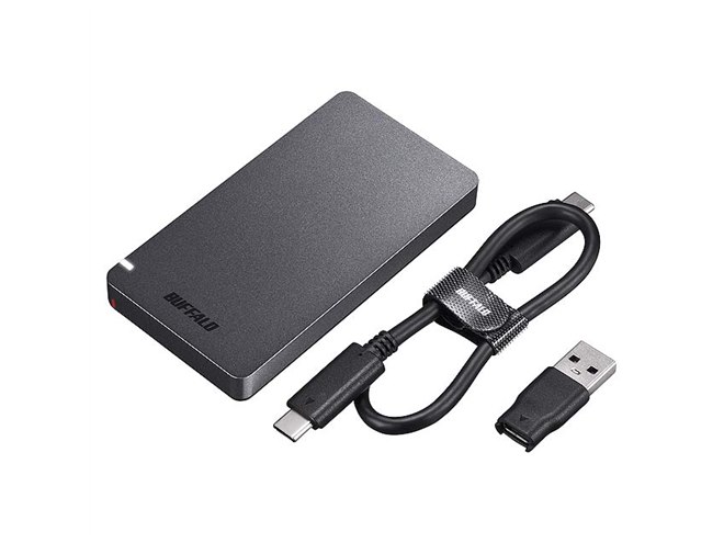 バッファロー、名刺サイズのポータブルSSD「SSD-PGMU3」 - 価格.com