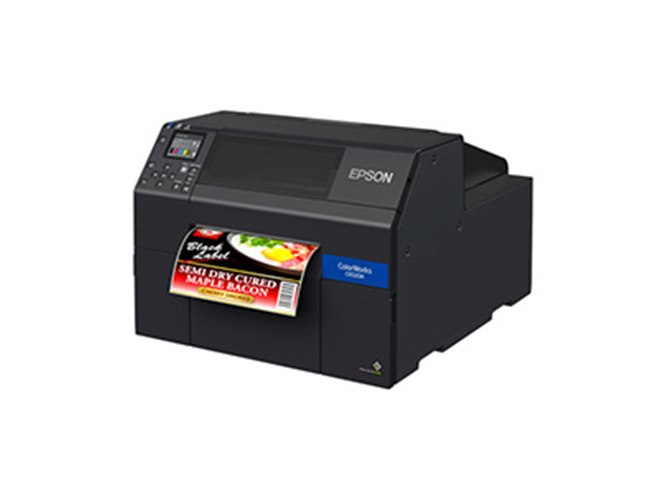 エプソン、ピーラー機能を搭載したカラーラベルプリンター「CW-C6520P