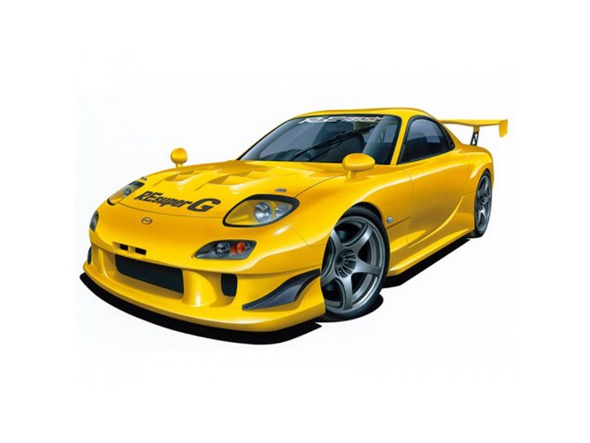 RE雨宮」のフルエアロ仕様「FD3S RX-7」1/24模型、内張りを剥がした内装も再現 - 価格.com