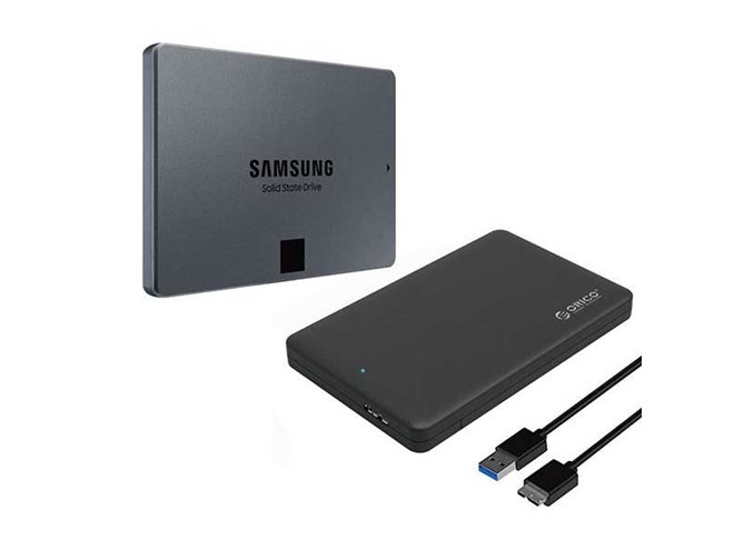 2.5インチSSD「860 QVO（1TB）」と「860 EVO（500GB）」に外付け