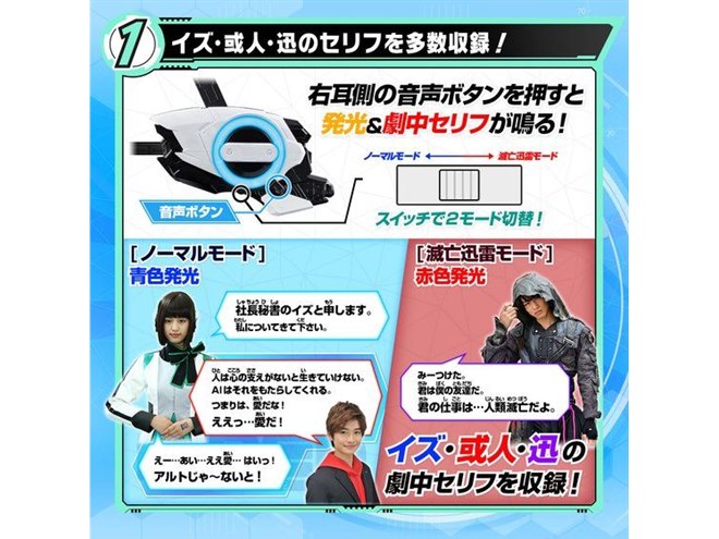 仮面ライダーゼロワン、AIロボになりきれる「DXヒューマギア