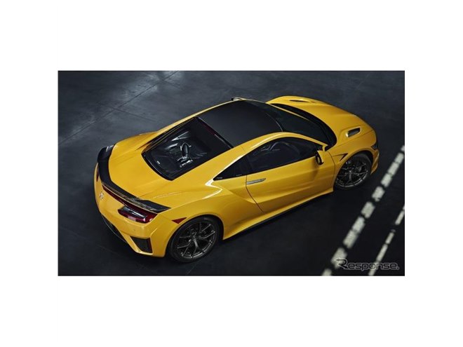 京商　アキュラ NSX イエロー 1/18 ホンダ アキュラ NSX イエロー 1/18 京商 - メルカリ