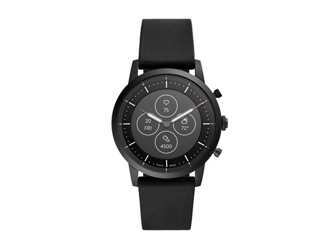FOSSIL、アナログ腕時計と省電力ディスプレイをあわせた「ハイブリッド