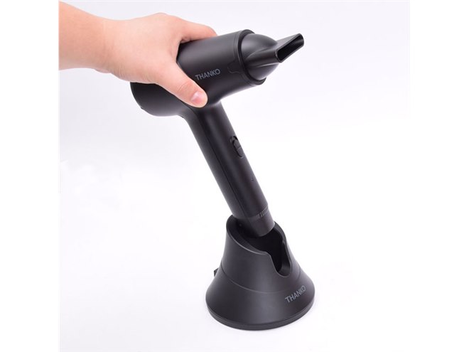 サンコー、“どこでも乾かせる”充電式のコードレスドライヤー