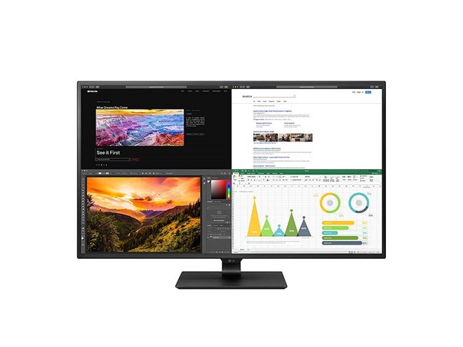 43UN700T-B LG 42.5インチ IPSモニター　2024年製造品 LG、HDR10や400カンデラに対応した42.5型4K液晶ディスプレイ