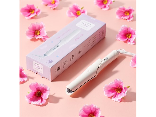 トリコ、片手で巻けるクリップ式ヘアアイロン「AIVIL 2WAY TANBAL IRON