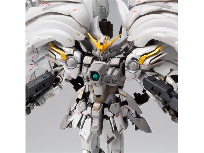 プレミアムバンダイ ウィングガンダムスノーホワイトプレリュード(再販版) バンダイ、フィギュア「ウイングガンダムスノーホワイト