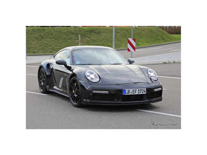 新型「ターボS」か「RS」か…ポルシェ 911ターボ、プロトタイプに