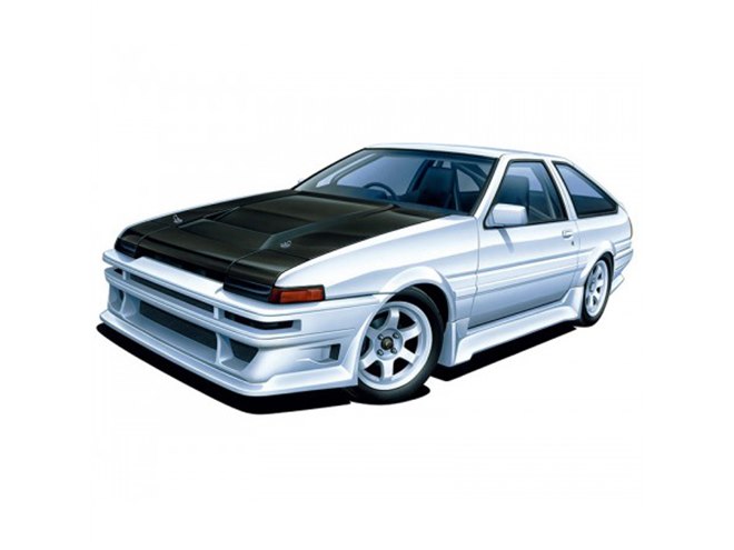 1/24　トヨタ　カローラトレノ　AE86　カスタム Amazon | JADA TOYS 1/24 トヨタ トレノ AE86 ハチロク ホワイト