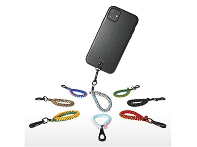 ハクバ、カラフルストラップとiPhone11シリーズ用本革ケースのセット