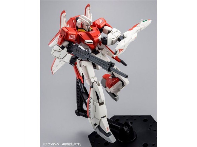 【完成品】1/144 ゼータプラス セミスクラッチ（可変モデル） バンダイ、テスト機イメージカラーを再現した「HG 1/144 ゼータプラス