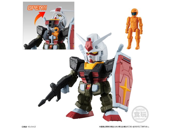 機動戦士ガンダム」一年戦争・MSVより、リアルタイプカラーの食玩が