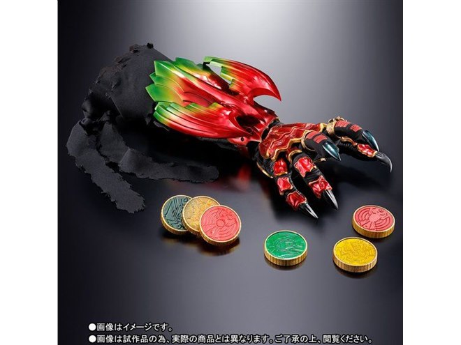 右腕に装着できる、「仮面ライダーオーズ」70以上のセリフを新規収録