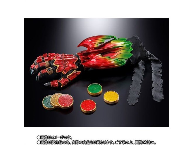 右腕に装着できる、「仮面ライダーオーズ」70以上のセリフを新規収録