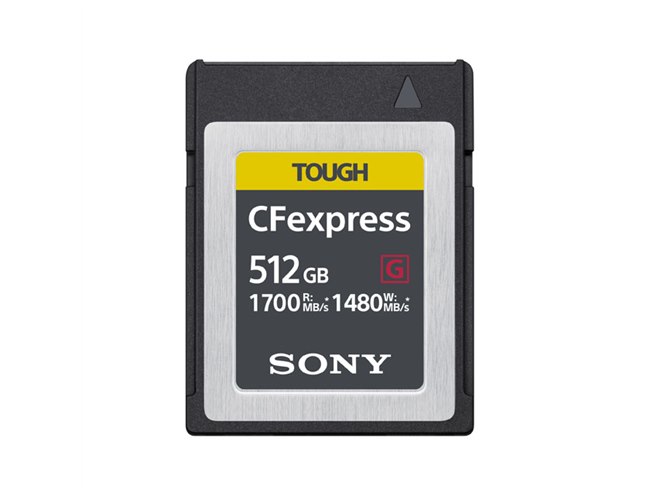 ソニー、CFexpress Type Bメモリーカード「CEB-Gシリーズ」を2020年1月