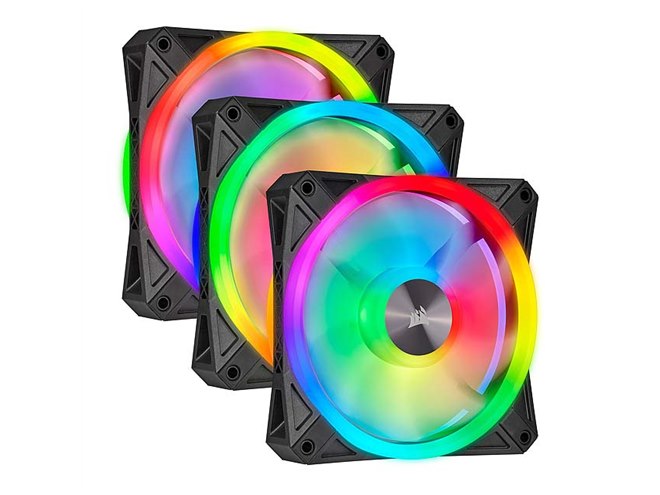 corsair QL140 & QL120 ファン Corsair、ライティングを楽しめるケースファン「iCUE QL RGB