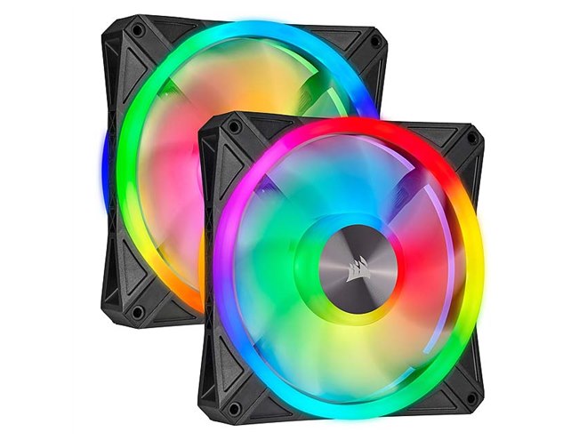 Corsair、ライティングを楽しめるケースファン「iCUE QL RGB