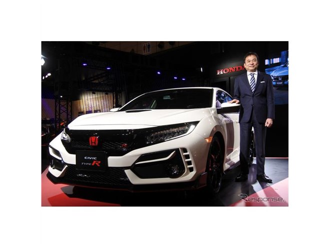ホンダ シビックタイプR 改良新型、東京オートサロン2020で初披露