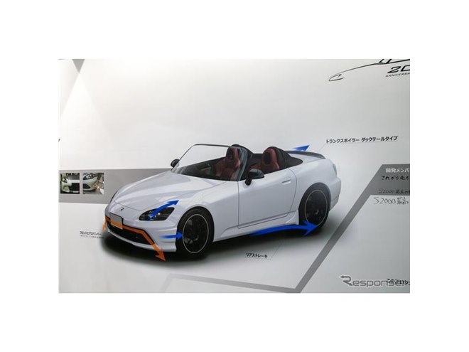 ホンダ　トランクスポイラー　復刻品　ダックテールタイプ　s2000 新品未開封品 即納 限定 20th S2000 トランクスポイラー ダックテールタイプ S2000