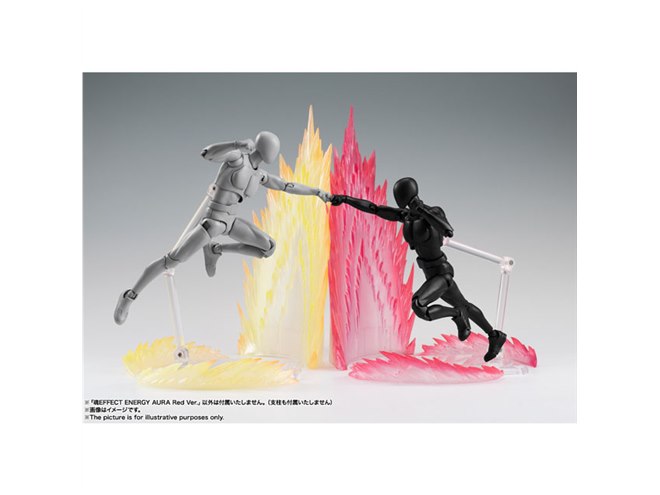 バンダイ、「魂EFFECT」赤いオーラを立体で再現したアイテムを6月発売