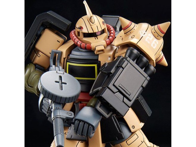 バンダイ、熱帯・砂漠戦仕様MS「ザク・デザートタイプ」のガンプラ発売