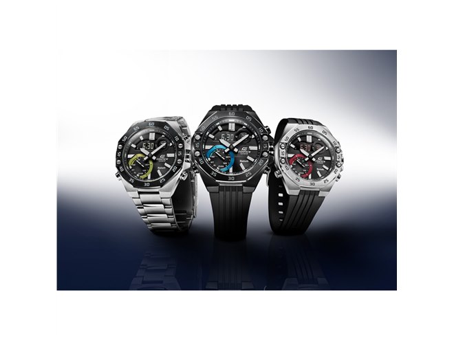 カシオ、スマホ連携のスケジュールタイマーを搭載した「EDIFICE ECB-10