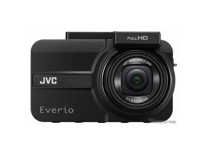 JVCのドラレコ「エブリオ」、前後2カメラタイプ投入でラインアップ拡充