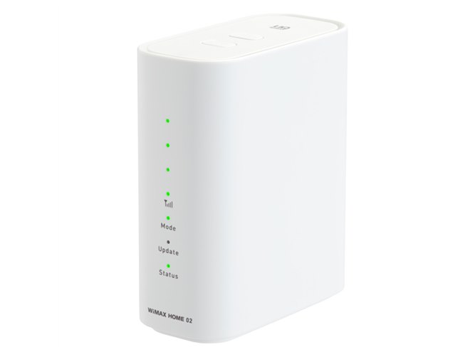 UQ、従来機種から約40%小型化したホームルーター「WiMAX HOME 02