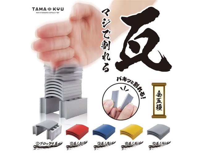 買ったものを自分で壊す、“超新感覚”の「マジで割れる瓦」が発売