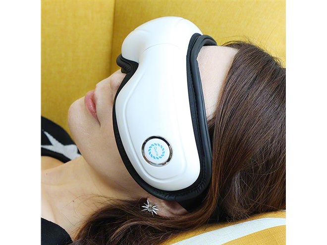 スリー・アール、温め/エアーで目元をケアする電動アイマスク「AIMASSA