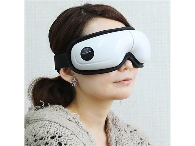 スリー・アール、温め/エアーで目元をケアする電動アイマスク「AIMASSA