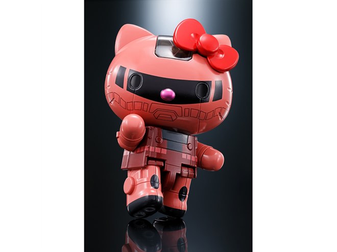 バンダイ、ガンダム/シャアザク仕様の超合金「ハローキティ」を7