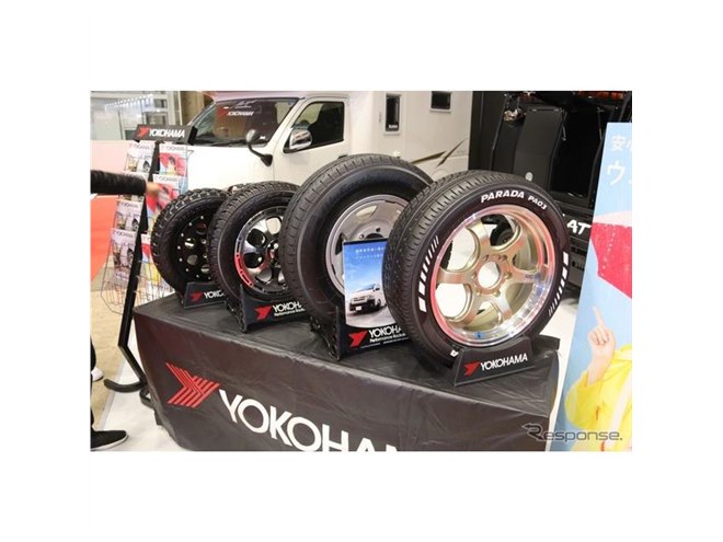 軽トラに14インチ、ハイエースに18インチとホワイトレター