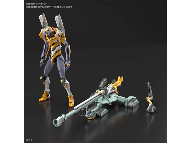 バンダイ、「RG エヴァンゲリオン試作零号機」改修前/後の選択式 バンダイ、「RG エヴァンゲリオン試作零号機」改修前/後の選択式