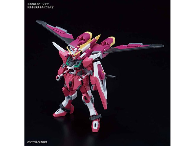 バンダイ、空中戦時のシルエットを再現できる「∞ジャスティスガンダム