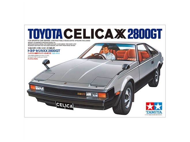 タミヤ、昭和56年10月発売の「1/24 トヨタ セリカ XX 2800GT」を復刻