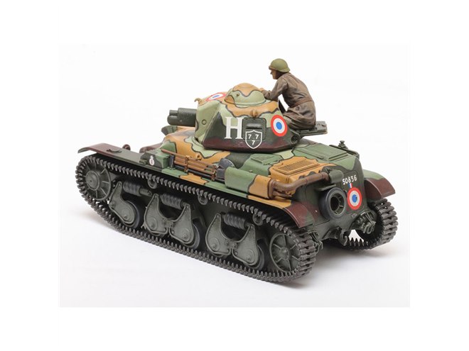 タミヤ、“鋳造肌の質感”も表現した「1/35 フランス軽戦車 R35