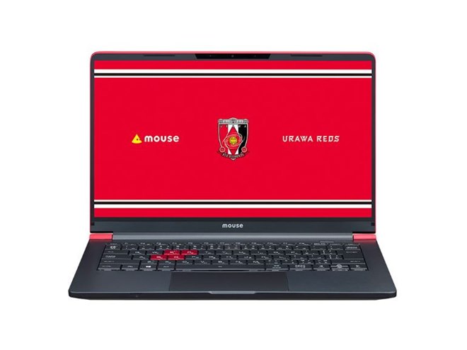 mouse、浦和レッズオフィシャルの14型/15.6型ノートPCを2/12発売