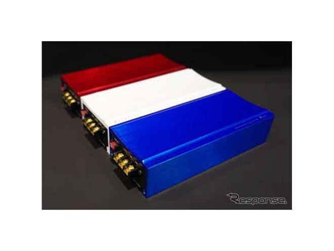 BEWITH、トリコロールカラーのパワーアンプ3台セットを限定発売へ