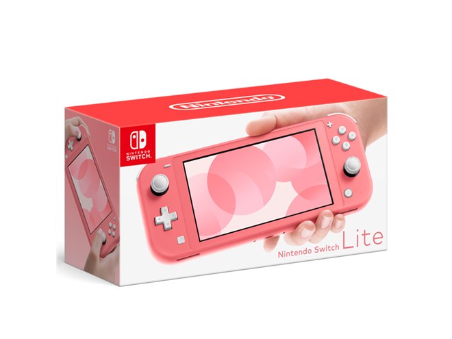 任天堂、「Nintendo Switch Lite」の新色コーラルを3/20発売